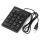 Gembird KPD-U-03 Numerische Tastatur Laptop / PC USB Schwarz