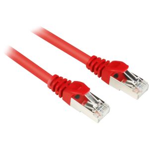 Sharkoon Kabel RJ45 CAT.6 SFTP 10,0m rot