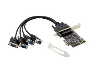 Conceptronic 4-Port-DB9-RS232-Serielle PCIe-Karte