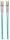 Intellinet Glasfaser LWL-Anschlusskabel, Duplex, Multimode, LC/LC, 50/125 µm, OM3, 5 m, Aqua