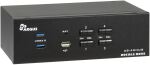 Inter-Tech AS-42HUS Tastatur/Video/Maus (KVM)-Switch Schwarz