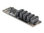 DELOCK M.2 2280 Key B+M Kontroller zu 5 x SATA
