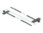 DELOCK KBI mit Beschriftungsfeld L 200 x B 2,5 mm schwarz