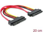 DELOCK SATA-Kabel SATA 22pin -> SATA 22pin Bu/Bu 0.20m