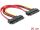DELOCK SATA-Kabel SATA 22pin -> SATA 22pin Bu/Bu 0.20m