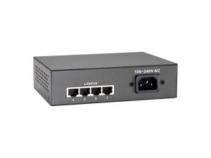 LevelOne FEP-0511 Netzwerk-Switch Fast Ethernet (10/100) Power over Ethernet (PoE) Grau