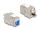 DeLOCK Keystone Modul RJ45 Buchse zu LSA Cat.6A werkzeugfrei mit blauer Staubschutzkappe