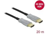 DeLOCK Aktives Optisches Kabel HDMI 4K 60 Hz 20 m