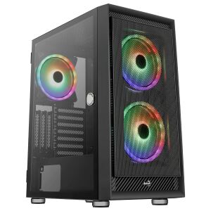 Aerocool Graphite V3 Midi Tower Schwarz
