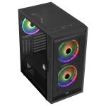 Aerocool Graphite V3 Midi Tower Schwarz