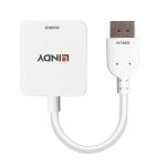 Lindy 38303 Videokabel-Adapter 0,095 m HDMI Typ A (Standard) DisplayPort Weiß