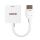 Lindy 38303 Videokabel-Adapter 0,095 m HDMI Typ A (Standard) DisplayPort Weiß