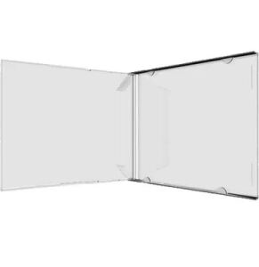 MediaRange BOX110-200 CD-Hülle Schmuckschatulle 1 Disks Transparent