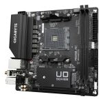 GIGABYTE A520I AC Motherboard - Unterstützt AMD Ryzen 5000 Series AM4 CPUs, 6 Phasen Digital VRM, bis zu 5300MHz DDR4 (OC), 1xPCIe 3.0 M.2, WIFI, GbE LAN, USB 3.2 Gen1