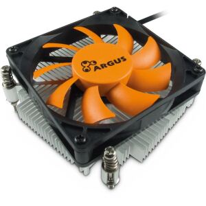 Dynatron Argus T-200 Prozessor Kühler 8 cm Schwarz, Orange