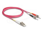 DELOCK LWL Patchkabel LC -> ST 2.00m Multimode Duplex