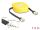 DELOCK RJ45 Aufrollkabel Cat.6A STP 1,5 m schwarz gelb