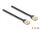 DELOCK RJ45 Aufrollkabel Cat.6A STP 1,5 m schwarz gelb