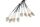 Digitus Vorkonfektionierte Glasfaser Universal Breakout Kabel, Multimode OM4, 8 Fasern, LC/UPC - LC/UPC