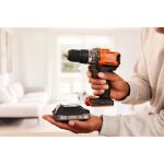 Black & Decker BCD383D1XK-QW Bohrmaschine Orange