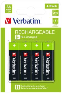 Verbatim 49517 Haushaltsbatterie Wiederaufladbarer Akku AA Nickel-Metallhydrid (NiMH)