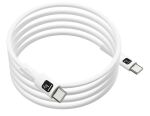 Techly ICOC-MUSB20-C60W1 USB Kabel USB 2.0 1 m USB C 0,48 Gbit/s 60 W Weiß