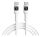 Techly ICOC-MUSB20-C60W1 USB Kabel USB 2.0 1 m USB C 0,48 Gbit/s 60 W Weiß
