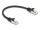 DeLOCK Kabel RJ50 Stecker zu RJ50 Stecker S/FTP 0,25 m schwarz