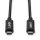Lindy 43348 USB Kabel USB 3.2 Gen 2 (3.1 Gen 2) 3 m USB C 10 Gbit/s 60 W Schwarz