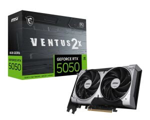 MSI GEFORCE RTX 5050 8G VENTUS 2X OC Grafikkarte NVIDIA 8 GB GDDR6