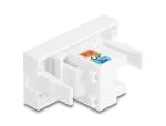 DELOCK Easy 45 Modul RJ12 Buchse zu LSA UTP weiß