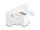 DELOCK Easy 45 Modul RJ12 Buchse zu LSA UTP weiß
