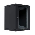 EFB Elektronik WGX-1506TS.G1 Rack 15U Wandmontiertes Regal Schwarz
