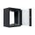EFB Elektronik WGX-1506TS.G1 Rack 15U Wandmontiertes Regal Schwarz