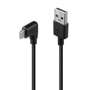 Lindy 32001 USB Kabel USB 2.0 1 m USB A USB C 15 W Schwarz
