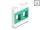 DELOCK Easy 45 Modul 2x Keystone Halterungen 45x45 mm ws/grü