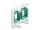 DELOCK Easy 45 Modul 2x Keystone Halterungen 45x45 mm ws/grü