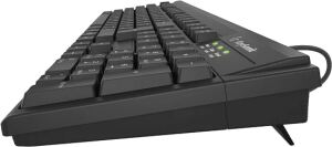 KeySonic KSK-8008U-IP Full-Size USB Tastatur, Wasserfest nach IPX7, schwarz