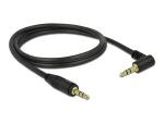 DELOCK Klinkekabel 3,5mm -> 3,5mm 90° St/St 1.00m...