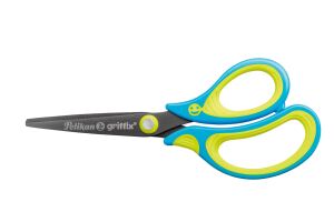 Pelikan 810272 Büro- & Bastelschere Gerader Schnitt Blau, Limette