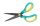 Pelikan 810272 Büro- & Bastelschere Gerader Schnitt Blau, Limette
