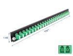 DELOCK 19" LWL Spleißbox Frontblende 24 Port...