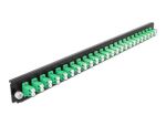 DELOCK 19" LWL Spleißbox Frontblende 24 Port...