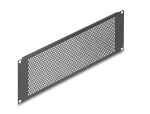 DELOCK 19" Blindpanel mit runden Löchern 3 HE schwarz