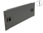 DELOCK 10" Netzwerkschrank Blindabdeckung 2 HE schwarz