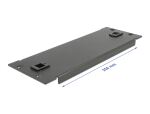 DELOCK 10" Netzwerkschrank Blindabdeckung 2 HE schwarz
