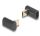 DeLOCK Adapter USB 40 Gbps USB Type-C PD 3.1 240 W Stecker zu Buchse gewinkelt 8K 60 Hz