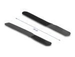 DELOCK Klettkabelbinder L 180 x B 20 mm schwarz 10...