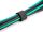 DELOCK Klettkabelbinder L 180 x B 20 mm schwarz 10 Stück