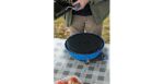 Campingaz Party Grill 400 Caravan Tisch Propan/Butan Schwarz, Blau, Satinierter Stahl 2000 W